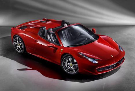 Ferrari 458 Spider kabriolet